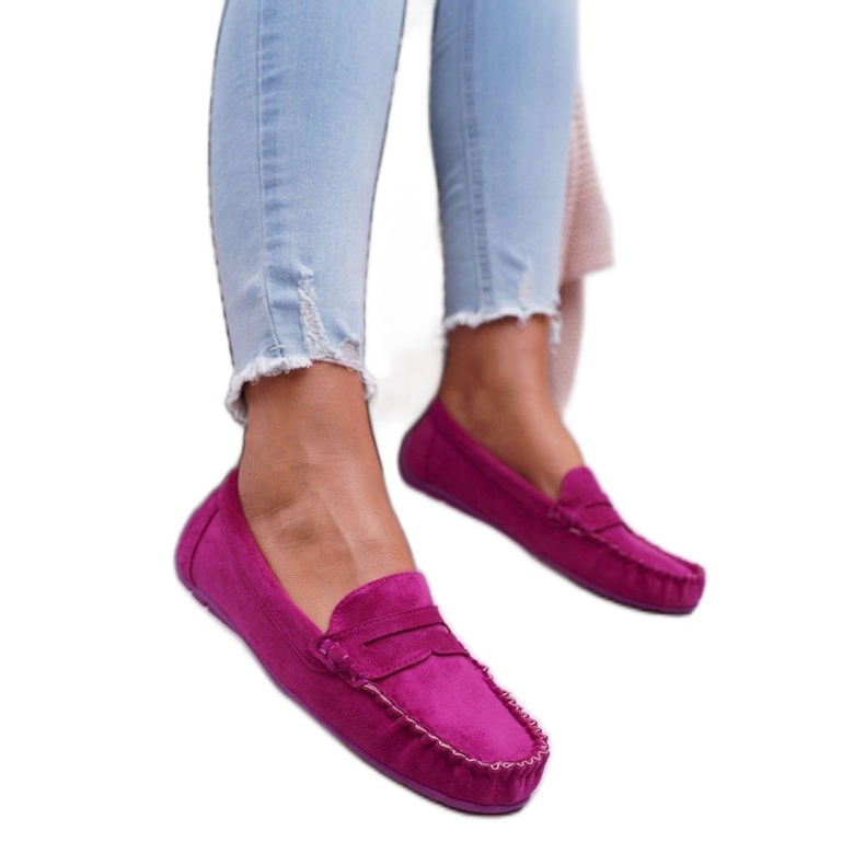 SEA Mocassins fuchsia pour femme T348 rose