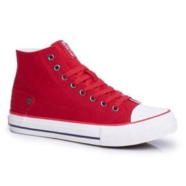 Baskets rouges Big Star haute DD274334 Baskets rouges Big Star haute DD274334