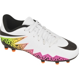 Nike Hypervenom Phelon Ii Fg Jr 744943-108 chaussures de football multicolore blanche