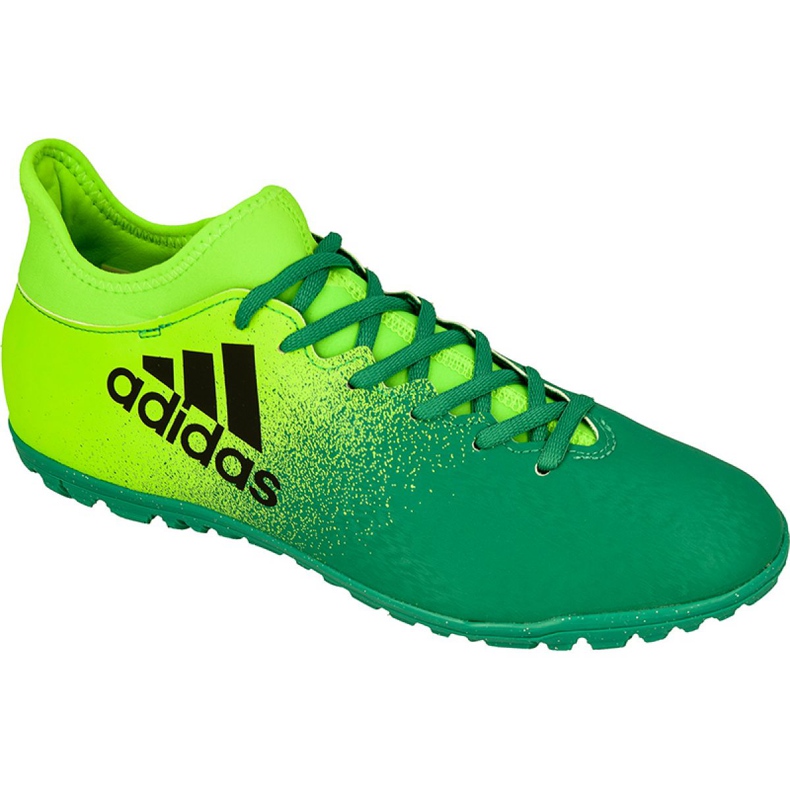 Chaussures de foot Adidas X 16.3 Tf M BB5875 vert vert Chaussures de foot Adidas X 16.3 Tf M BB5875 vert vert