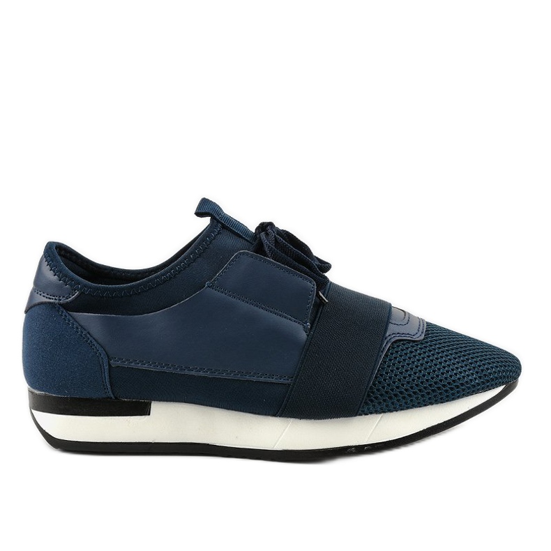 Chaussures de sport homme bleu marine B18-101