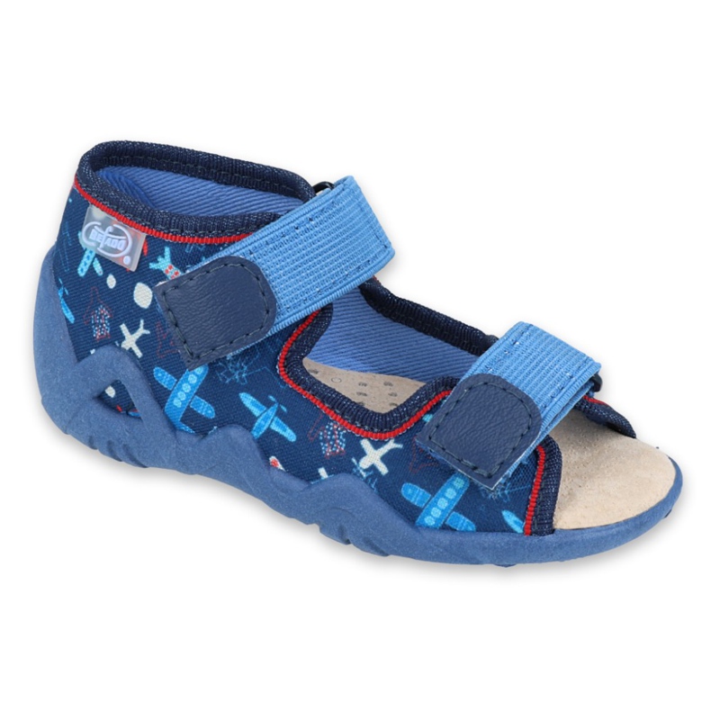 Chaussures enfant Befado jaune 350P008 bleu