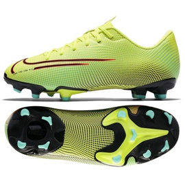 Chaussures de football Nike Mercurial Vapor 13 Academy Mds FG / MG Jr CJ0980-703 jaune jaunes