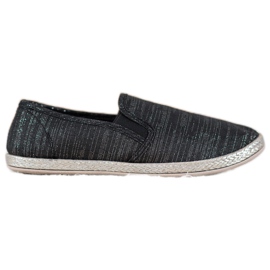 SHELOVET Slipons confortables noir