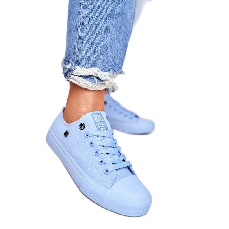 Baskets femme bleues Big Star AA274029