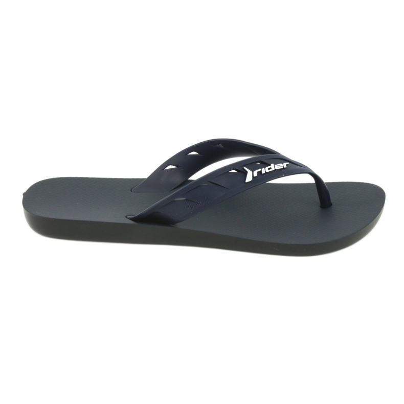 Rider Les tongs masculins blancs de la marine 11573 bleu Rider Les tongs masculins blancs de la marine 11573 bleu