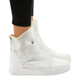 Baskets Lycra blanches SJ1730-2
