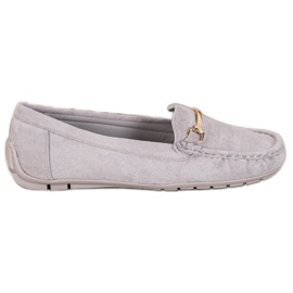Seastar Mocassins en daim élégants gris