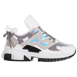 Seastar Baskets élégantes avec effet holo blanc multicolore