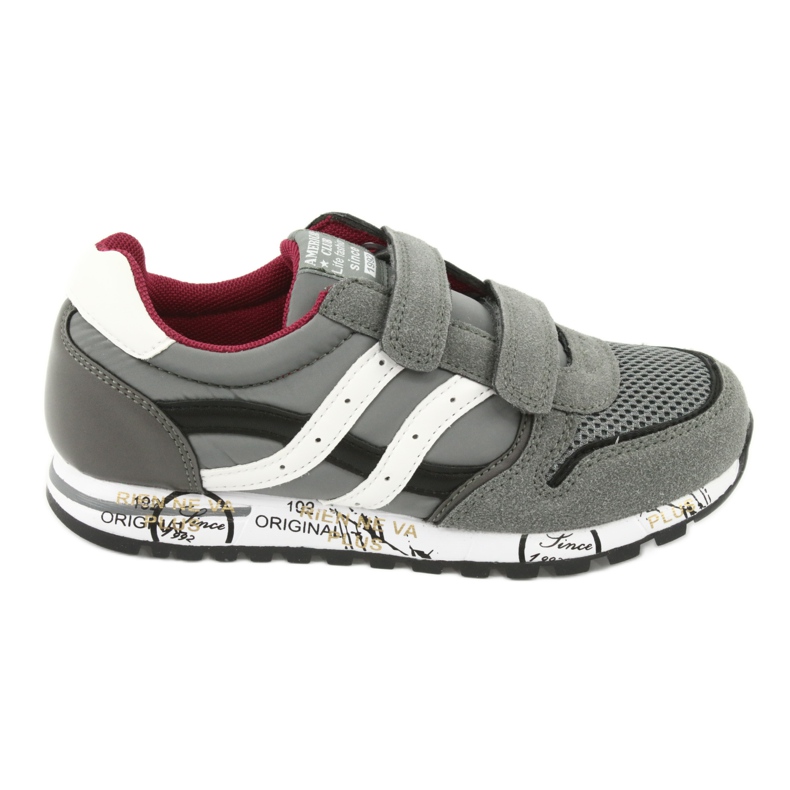 American Club American ES02 Chaussures de sport gris pour enfants