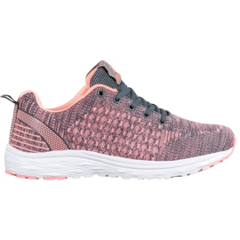 Ax Boxing Chaussures de sport avec maille rose Ax Boxing Chaussures de sport avec maille rose