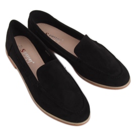 Noir Mocassins femme noirs T359P Noir le noir