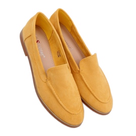 Mocassins femme miel T359P Jaune