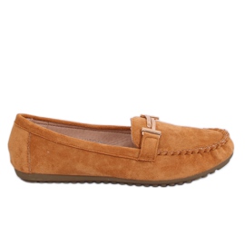 Mocassins femme camel ZA01P Camel brun