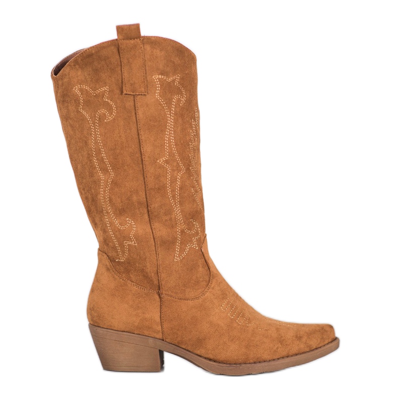 Seastar Cowgirls hautes avec un motif brun