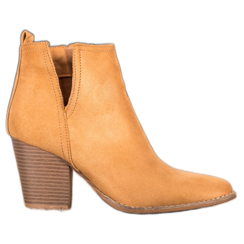 Seastar Bottines en daim sur un bar brun