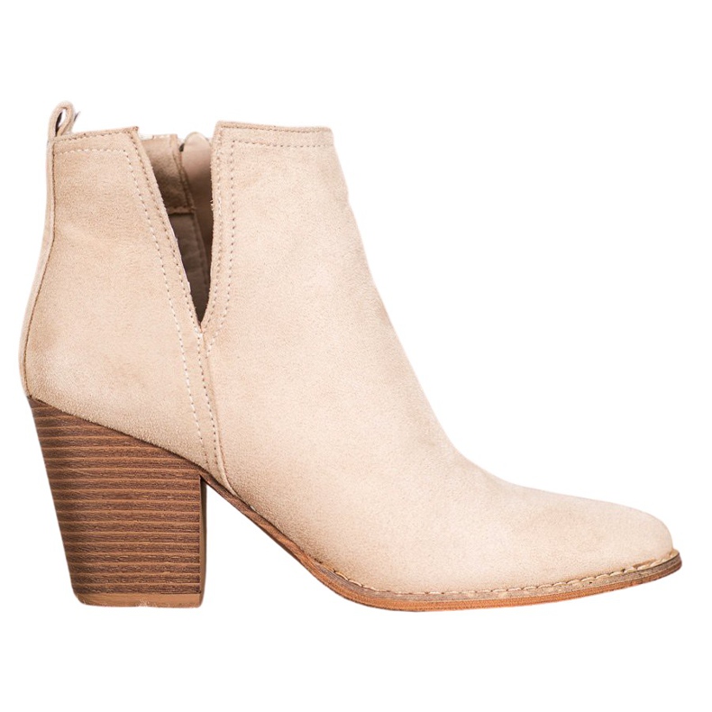 Seastar Bottines en daim sur un bar beige