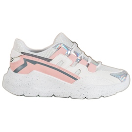 Seastar Baskets à paillettes blanc multicolore