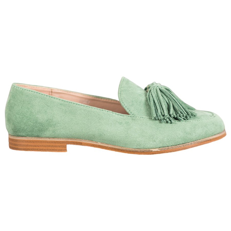Seastar Chaussures en daim à franges vert