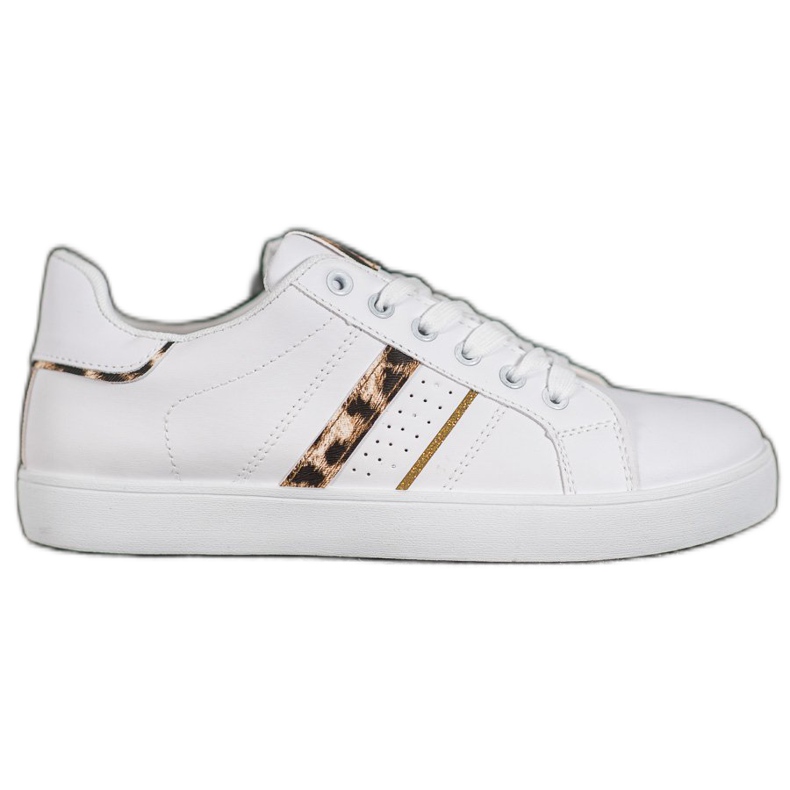 SHELOVET Chaussures de sport blanches confortables