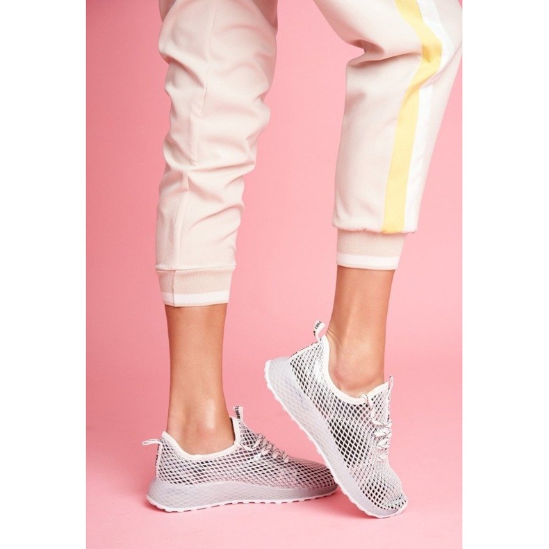 Chaussures de sport blanches pour femmes Big Star FF274349