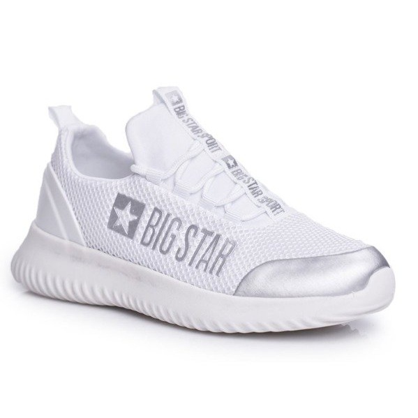 Chaussures de sport blanches pour femmes Big StarFF274A410
