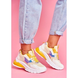 SEA Chaussures de sport jaunes LA82 multicolore