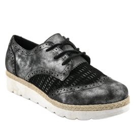 Chaussures compensées noires S17 le noir