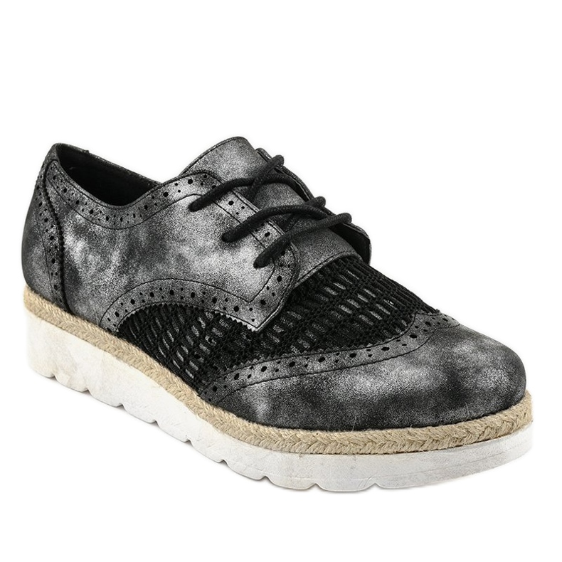 Chaussures compensées noires S17 le noir