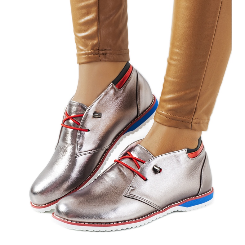 Chaussures de jazz argentées JFL651-2 gris Chaussures de jazz argentées JFL651-2 gris