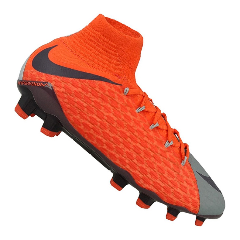 Nike Wmns Hypervenom Phatal 3 Df Fg W 881546-058 chaussures multicolore orange