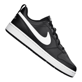 Chaussures Nike Court Borough Low 2 (GS) Jr BQ5448-002 noir