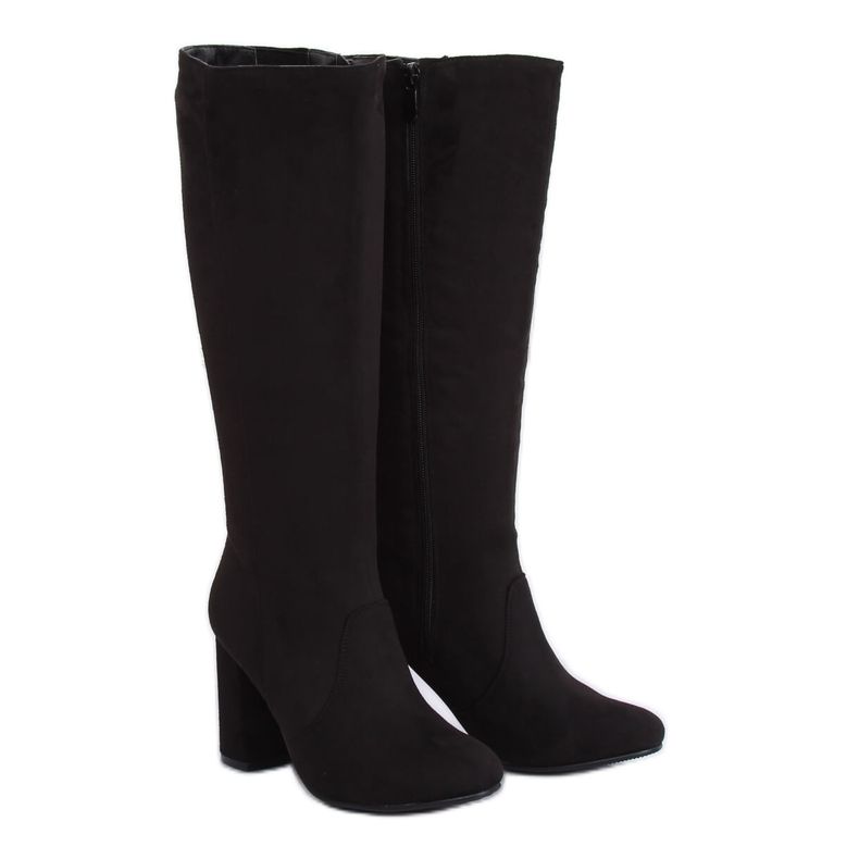 Bottines noires à talons PE252P Black Ii Species le noir