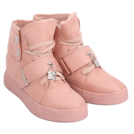 Baskets roses pour femmes NC158 Rose Baskets roses pour femmes NC158 Rose