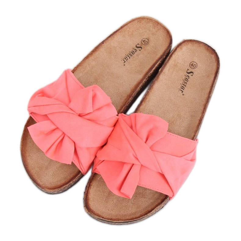 Chaussons en liège rose CK115P Corail