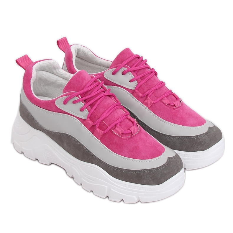 Chaussures de sport 902-3 grises multicolores rose