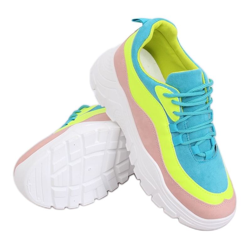 Chaussures de sport multicolores 902-3 Rose