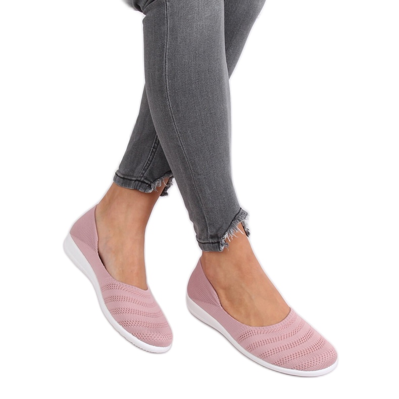 Ballerines résille roses IC03 Vieux Rose Ballerines résille roses IC03 Vieux Rose