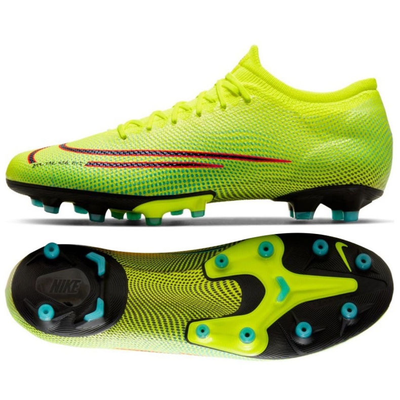 Chaussures de football Nike Mercurial Vapor 13 Pro Mds Ag Pro M CJ9981-703 multicolore jaune