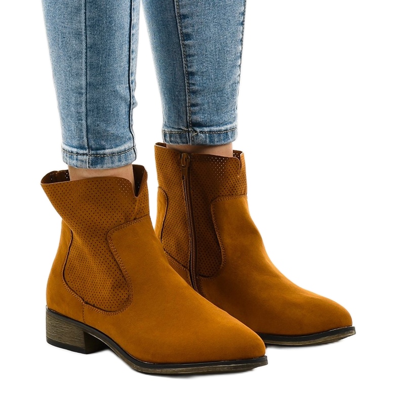 Santiags marron 22M brun