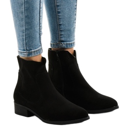 Bottes de cowboy noires 22M le noir Bottes de cowboy noires 22M le noir