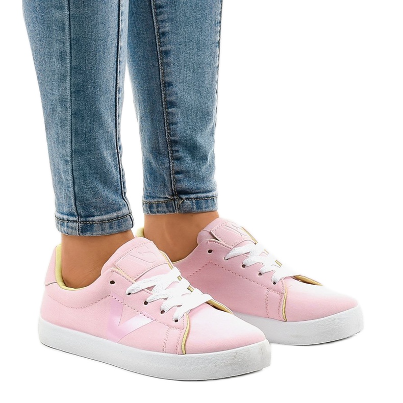 Baskets classiques roses pour femmes B845-20
