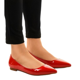 Ballerines vernies rouges MM5018