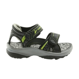 Rider Sandales noires et grises à l'eau 80608 pour Velcro