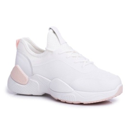 BUGO Chaussures de Sport Femme Rose et Blanc Fellen