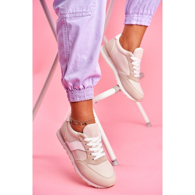 SEA BL189 chaussures de sport beiges pour femmes