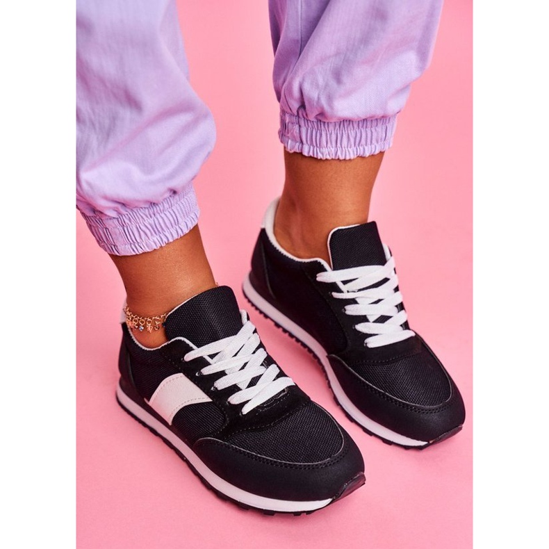 SEA Chaussures de sport pour femmes noires BL189 le noir