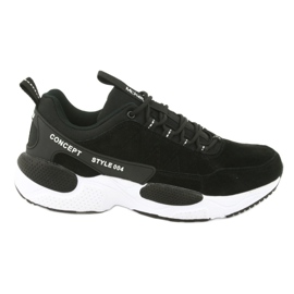 McKey MSP1464 chaussures de sport en daim noir