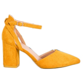 Seastar Escarpins en daim élégants jaune