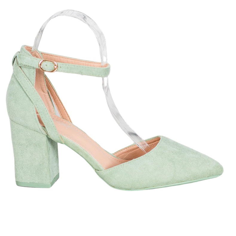 Seastar Escarpins en daim élégants vert